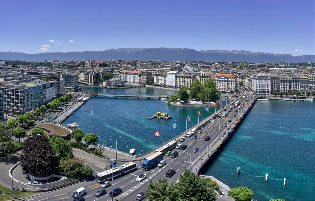 Geneva and the lake