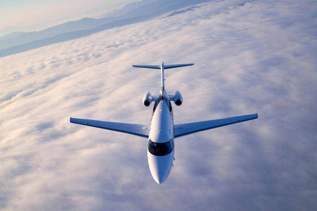 Pilatus PC24 Super Versatile Jet luxury private jet midflight