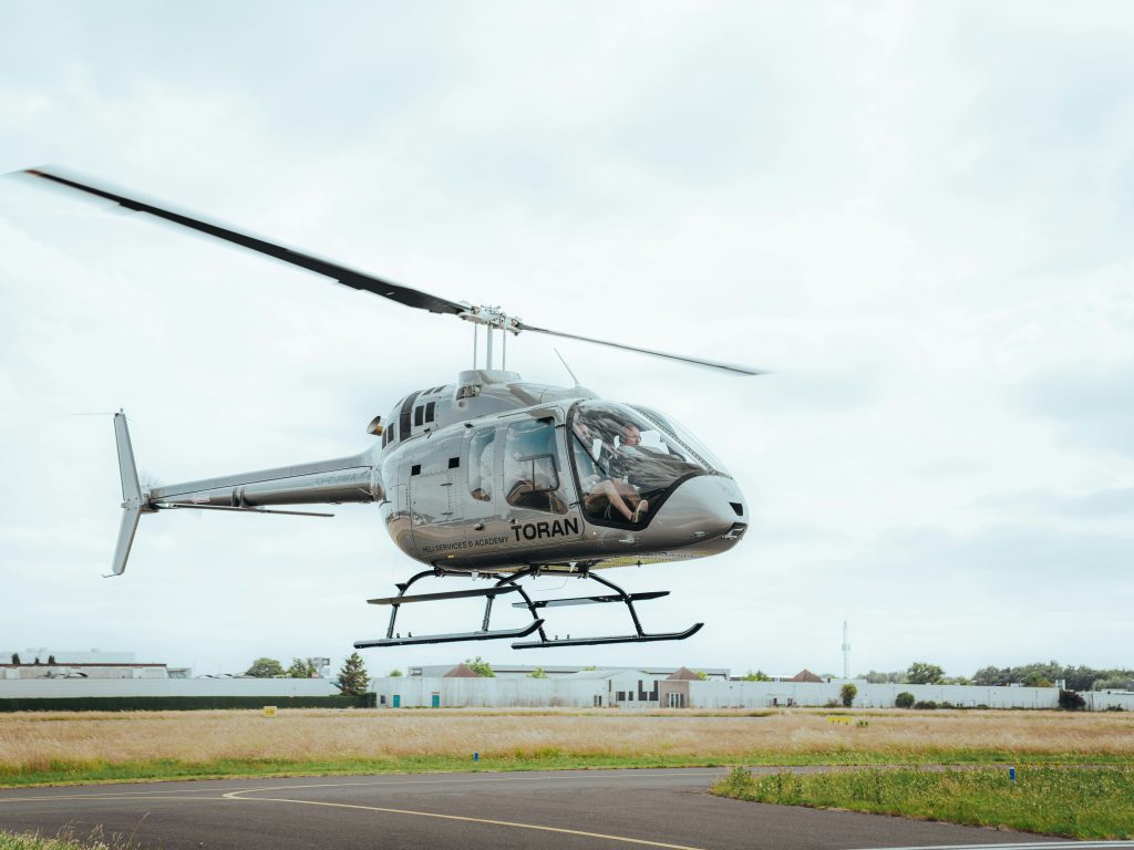 helicopter landing in belgium