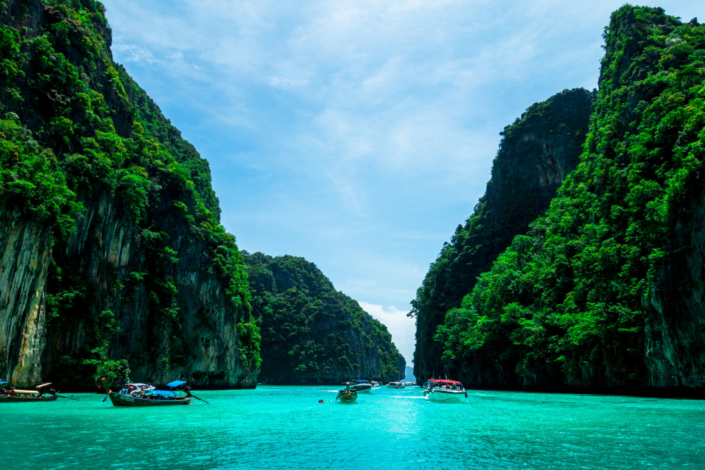 Pileh cove close to Phuket Thailand