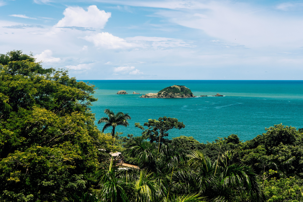 rainforest meets the beach at Playa Manuel Antonio, Puntarenas Province, Quepos, Costa Rica