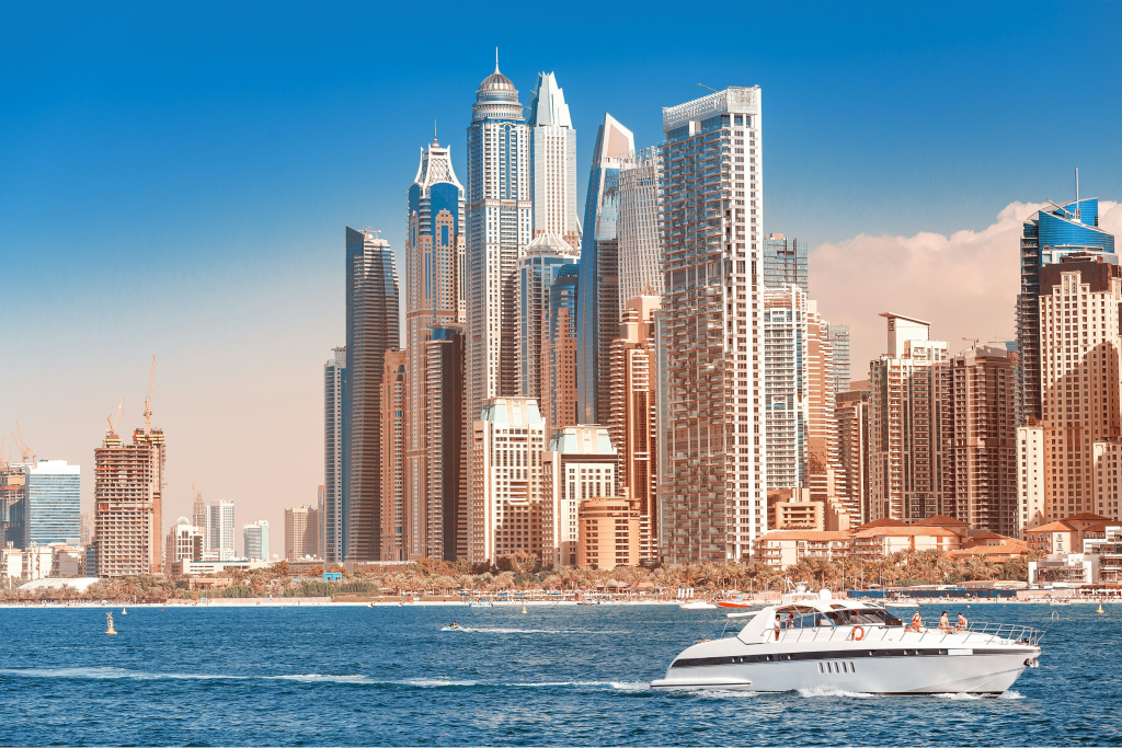 dubai coastal skyline
